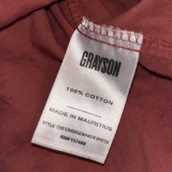 Grayson The Changemaker Dress in rosewood | size small - Picture 8 of 9